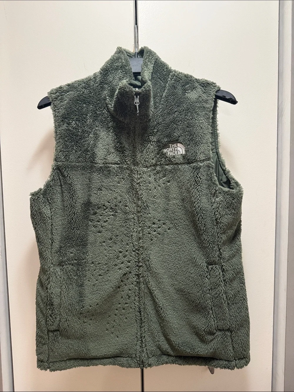 The North Face Olive Quilted Insulated Vest - Reversible - Picture 7 of 10